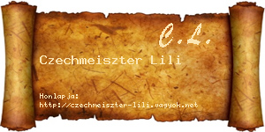 Czechmeiszter Lili névjegykártya